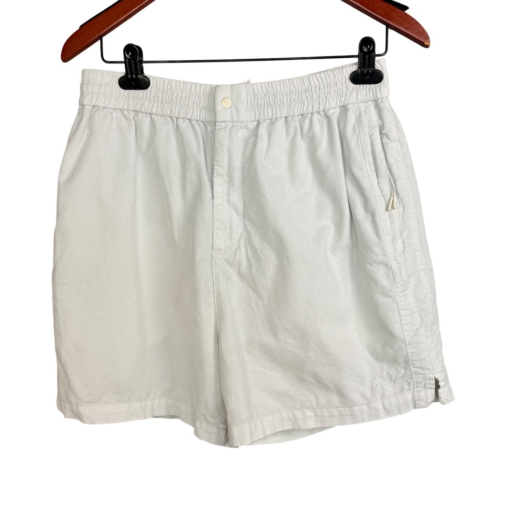 Kith Corduroy Mesh Lined Shorts SS 2022 White Mens Likely Small no size tag